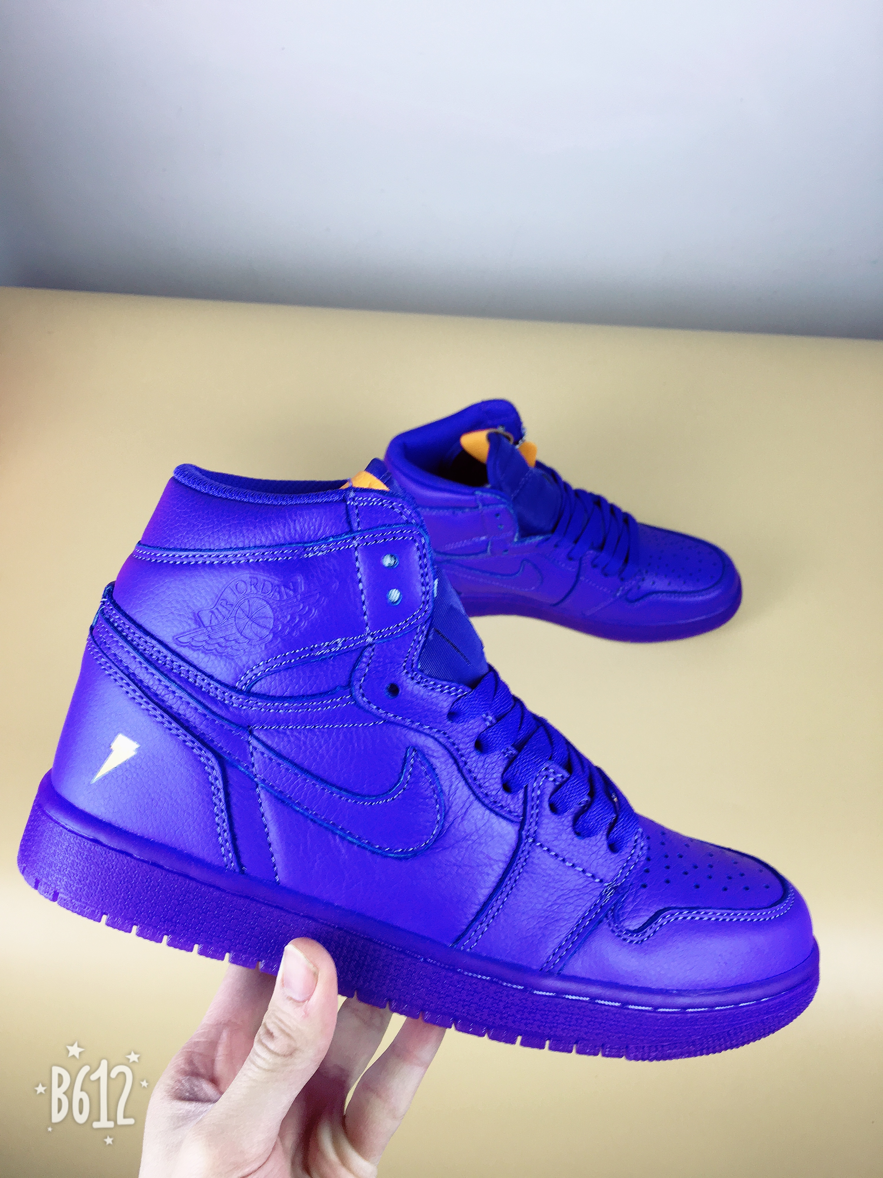 Men Jordan 1 Gatorade “Grape”Blue Shoes - Click Image to Close